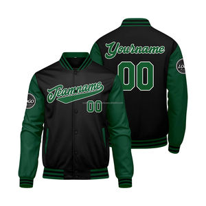 Chaqueta universitaria personalizada bordada con el equipo de la escuela secundaria, chaqueta universitaria personalizada con iniciales o logotipo, por el momento, por el momento - Product Image 1