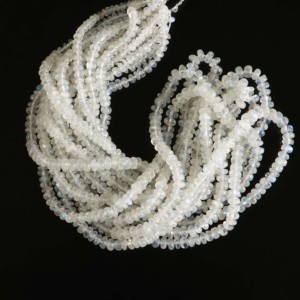 Perles rondes lisses en pierre de lune arc-en-ciel naturelle, pierres de lune arc-en-ciel, perles de pierres précieuses en vrac pour la fabrication de bijoux, fournitures par grossiste - Product Image 5