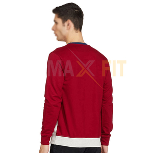 Maxfit เสื้อแขนยาวแบบสวมหัวมีเชือกรูดสำหรับผู้ชายเสื้อสเวตเตอร์แบบสวมหัวดีไซน์สีพื้นซับลิเมชั่นสำหรับฤดูหนาว - Product Image 2