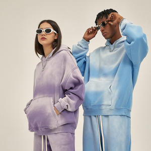 Sweats à capuche sans cordes de haute qualité sweat à capuche avec impression bouffante pull en polaire lourd personnalisé pour hommes pull à capuche surdimensionné - Product Image 3