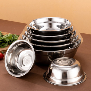 5.5 Inch <b>Metal</b> Prep <b>Bowls</b> for <b>Mixing</b> Soup Storage and Space Saving Dishwasher Safe Party Eco-Friendly - Product Image 5