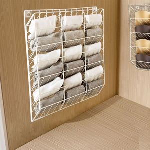 Estante de Almacenamiento de Hierro para Colgar en la Pared, para Calcetines, Ropa Interior, Perchero, Armario, Ropa, Pantalones, Bolsa de Almacenamiento Colgante, Sin Rastro, Organizador - Product Image 5