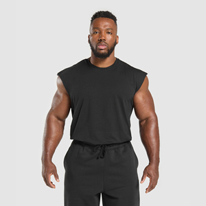 Venta al por mayor de camisetas con logotipo personalizado Atlético gimnasio Fitness entrenamiento correr camisetas hombres culturismo Stringer Tank Top Tank Tops - Product Image 1