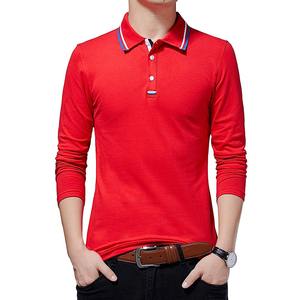 Polo à manches longues pour homme, T-Shirt de Golf de haute qualité, coupe ajustée, décontracté - Product Image 3