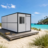 Maison conteneur moderne portable à assemblage rapide, 20 pieds, personnalisable, démontable, Casa Modulares pour bureau