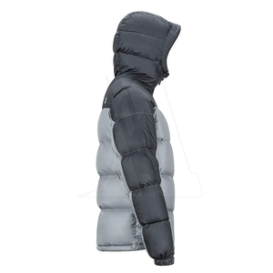 High Quality <b>Long</b> Sleeve <b>Men's</b> Puffer <b>Jacket</b> Solid Color with Hooded Collar Best Selling <b>for</b> Outdoor Use Reasonable Price - Product Image 4