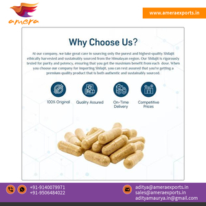 Capsules de Shilajit à saveur neutre de qualité supérieure, origine Inde, pour maintenir les niveaux d'énergie - Product Image 5