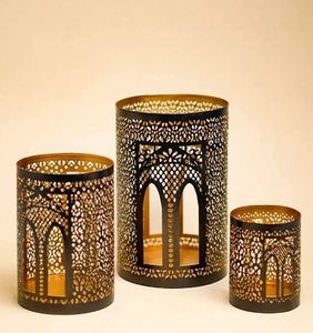 Nouveau support votif en fer nouveau Design bougeoir votif en fer pour la maison et la décoration bougeoir en métal au prix de gros - Product Image 3