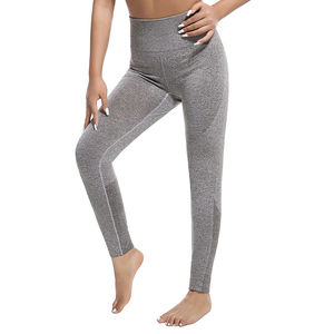 Leggings d'entraînement de yoga taille moyenne pour femmes, tissu polaire respirant sans couture 100% fibre de bambou, utilisation de gymnastique personnalisée, nouvel arrivage - Product Image 3