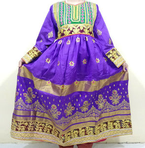 Robe traditionnelle Afghane Kuchi Collection Salwar Kameez Shalwar pour femmes Robes Koochi afghanes fabriquées à la main Vêtements musulmans - Product Image 1