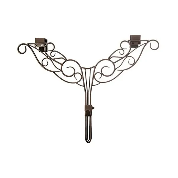 Nouvelle conception personnalisée en métal fer forgé guirlande crochet décoration de noël guirlande porte d'entrée cintre au meilleur prix