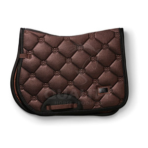 Custom <b>Glitter</b> Saddle Pad with Custom Logo Fabric Lining Lightweight for Equestrian Shows and Competitions - Product Image 1