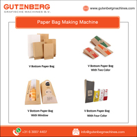 Nueva Máquina para Hacer Bolsas de la Marca Gutenberg con Garantía de Un Año, Computarizada, Multifuncional, de 50-320 Piezas/Min, Dimensiones de 7000x2000x1900 mm