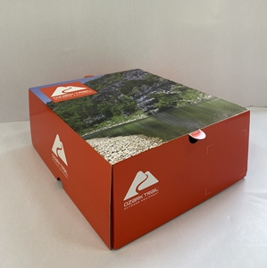 En gros 2mm rouge carton ondulé boîtes d'emballage d'expédition revêtement UV mat stratification gaufrage logo personnalisé pour - Product Image 2