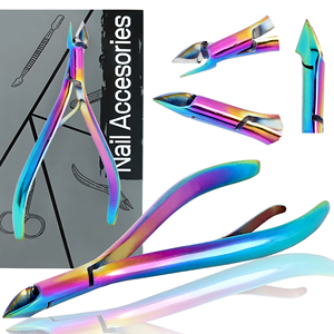 Fournitures de beauté pour ongles Coupe-ongles Professionnel écologique Coupe-ongles en acier inoxydable Pince pour peau morte Multicolore Bas quantité minimale de commande - Product Image 2