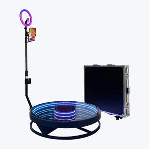 บูธภาพถ่าย360หมุนได้ใหม่, บูธถ่ายรูปเครื่อง LED แสงเคลื่อนไหวช้า360บูธวิดีโอบูธถ่ายภาพอัตโนมัติ - Product Image 2