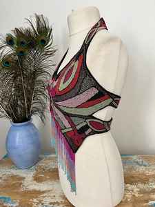 Robe de soirée élégante style burlesque avec cape, broderie, perles et sequins, col en V, taille naturelle, longueur ras du sol, soutien-gorge intégré - Product Image 2