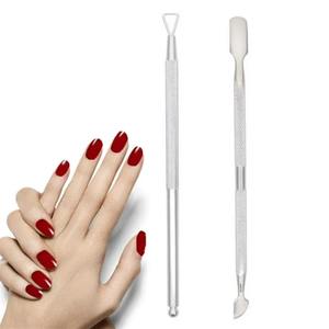 1/2 Piezas de Removedor de Esmalte de Uñas de Acero Inoxidable, Accesorios de Arte, Removedor de Cutículas, Raspador, Removedor de Esmalte de Gel, Set de Removedor de Arte de Uñas - Product Image 1