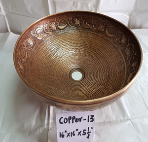 Lavabo de encimera de un solo tazón de diseño contemporáneo con fregadero de cocina de cobre con acabado cepillado moderno, disponible a precios mayoristas - Product Image 5