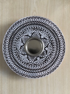 Portavelas de Mandala de Madera Hecho a Mano: Decoración del Hogar India - Product Image 4