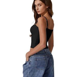 Camisetas sin mangas personalizadas de alta calidad para hombre, camiseta en blanco informal de punto transpirable de secado rápido para servicio OEM - Product Image 4