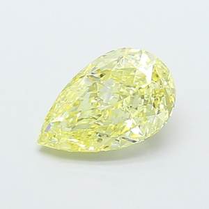 เพชรทรงลูกแพร์ 1.51 กะรัต VS1 สีเหลืองอ่อนแฟนซี เพชรเพาะเลี้ยงในห้องปฏิบัติการ - Product Image 1