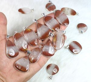 Vente en gros de pendentifs bijoux en argent en vrac avec quartz bio cuivre rutile lot de colliers de pierres précieuses prêts pour la vente au détail - Product Image 3