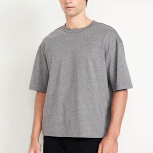 เสื้อยืดแขนสั้นพิมพ์ลายทรงหลวมสำหรับผู้ชาย, เสื้อยืดผ้าฝ้าย100% ฤดูร้อนทรงหลวมลำลองเทรนด์ - Product Image 4