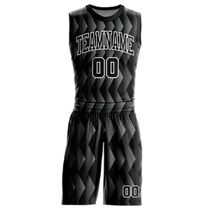Nouveau design 100% polyester uniforme de basket-ball respirant vêtements d'équipe d'entraînement bas quantité minimale de commande et bas prix top demande ensemble de vêtements de sport - Product Image 1