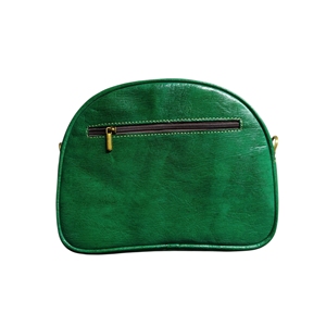Green Genuine Leather Crossbody <b>Mini</b> Bag Small Capacity Vintage Style Buckle Closure All Seasons Women's Handbag - Product Image 3