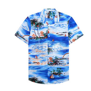 Camisas Casuales Estampadas de Última Moda, Diseño Nuevo, Ropa de Calle, Logotipo Personalizado Estampado, Precio al por Mayor, Camisas Casuales Estampadas para Hombre - Product Image 1