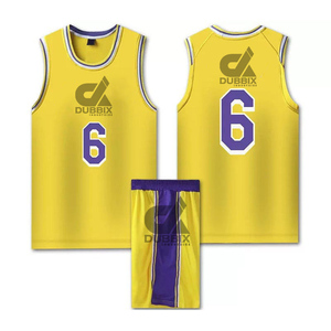 Conjunto de Uniforme de Baloncesto sin Mangas, 100% Poliéster, Antibacteriano, de Secado Rápido y Transpirable, con Logotipo Impreso en 3D, para Deportes de Verano e Invierno - Product Image 2