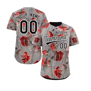 Ensemble de vêtements de sport OEM sur mesure, séchage rapide, respirant, antibactérien, maillot de baseball, tenue de softball tendance, doux et confortable - Product Image 5