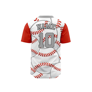 Maillot de baseball personnalisé, broderie, maillot en polyester vierge, taille plus, maillots de softball pour impression par sublimation - Product Image 4