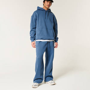 Venta al por mayor de peso pesado sin cordón pulóver Sudadera con capucha Logotipo de impresión digital personalizado francés Terry algodón de gran tamaño hombres sudaderas con capucha para hombres - Product Image 5