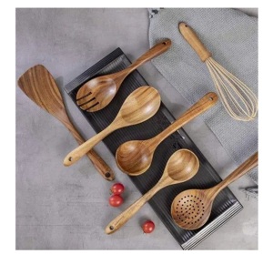 Utensilios para Ensaladas Ecológicos, Aptos para Lavavajillas, Hechos en India, Artículo Único para el Hogar y la Cocina - Product Image 3