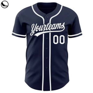 Gran oferta, camisa de béisbol raglán de poliéster 100% en blanco personalizada/camiseta de béisbol personalizada con botones - Product Image 6