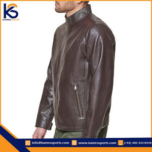 Veste en cuir légère la plus vendue pour les hommes Bon prix Nouvelles vestes en cuir élégantes - Product Image 3