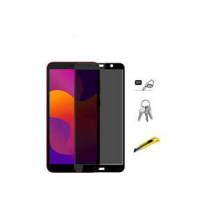 เน็ตซี่สำหรับหัวเว่ย Y5P 5D แอนตี้สปายฟิล์มกันรอยหน้าจอสีดำความเป็นส่วนตัวกระจกนิรภัยฟิล์มด้านหน้าป้องกันการกระแทก ป้องกันรอยขีดข่วน - Product Image 3