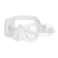Masque de plongée pour adultes, grand champ de vision, étanche, anti-buée, anti-UV, masque de plongée en apnée, masque de plongée sous-marine, lentille en silicone trempé