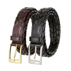 Ceinture en cuir véritable pour homme, décontractée, 100% cuir de vache, motif crocodile, boucle en métal argenté, design viral - Product Image 5