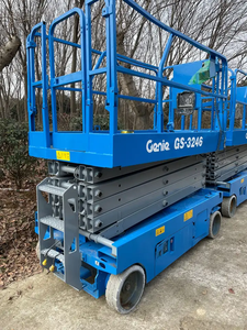 Genie Schaarhoogwerker Draagbare Schaarhoogwerker <span class=keywords><strong>Lift</strong></span> Verplaatsbare Hydraulische Hoogwerker GS-3246 10m Schaarhoogwerker - Product Image 5