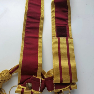 Châle noir à double pompon Satin 2024 Graduation Sash logo Adult Ceremonial Scarf Honor Sash Wholesale top quality - Product Image 4