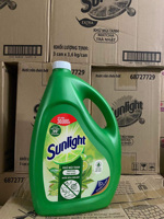 [Vietnam] Sunligh-t Matcha liquide vaisselle peut 3.6kg-savon à vaisselle détergent pour hôtel hôpital expédition rapide liquide de lavage de vaisselle