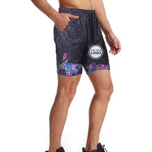 <b>Men's</b> <b>2</b> <b>in</b> <b>1</b> Running <b>Shorts</b> with Liner - 9'' Quick Dry for Workout Sports Athletic with Pockets - Product Image 4
