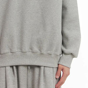 Sweat-shirt pour homme à col rond, coupe confortable et décontractée, pour les acheteurs en gros, service OEM bon marché, prix de gros 2026 avec logo personnalisé - Product Image 4