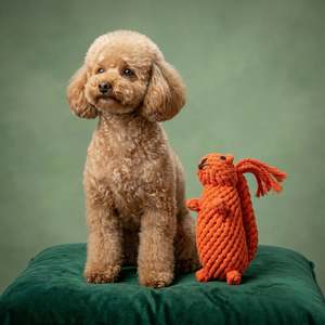 Oliver el Ardilla, Juguete Ecológico para Mascotas, Juguete de Cuerda de Felpa Interactivo Clásico y Moderno para Perros y Gatos, Embalaje de Cartón, Múltiples Estilos - Product Image 6