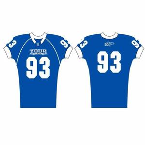 Maillot de football américain en maille de haute qualité sublimé personnalisé pour les équipes de jeunes vêtements respirants pour la saison de football d'été - Product Image 5