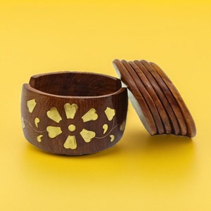 ที่รองแก้วไม้วอลนัทแผ่นรองแก้วไม้ที่รองแก้วไม้ที่ยังไม่เสร็จงานหัตถกรรมบนสวรรค์เป็นมิตรต่อสิ่งแวดล้อม - Product Image 4