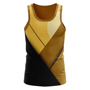 Débardeur de sport décontracté en coton lavé respirant de haute qualité pour homme – Gilet d'été uni anti-transpiration - Product Image 1